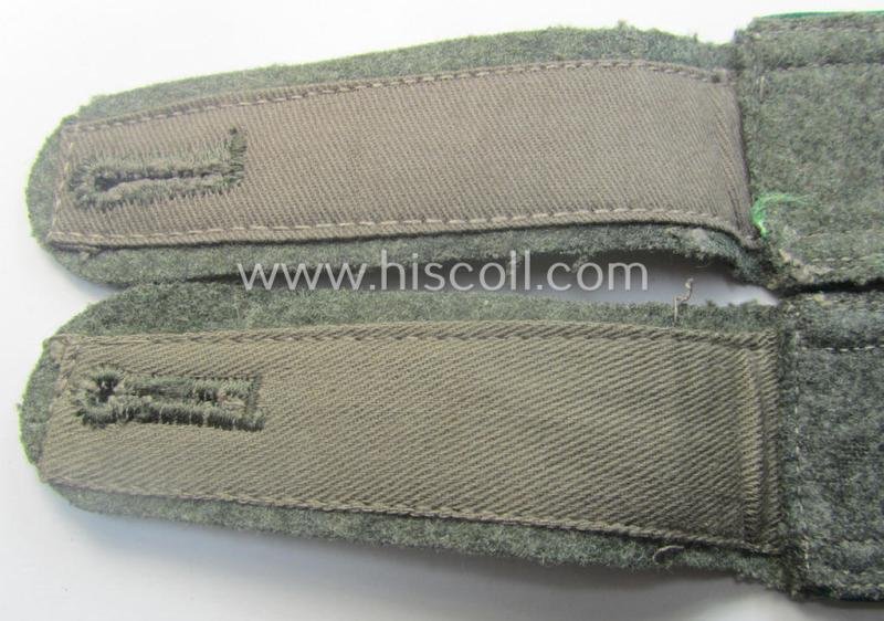 Pair of WH (Heeres) NCO-type (ie. 'M40- o. M43'-pattern) shoulderstraps: 'Unteroffizier eines Gebirgsjäger- o. Jäger-Rgts.' — image 5