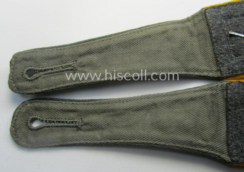 Pair of early-period- (ie. 'Reichswehr'), WH (Heeres) 'cyphered' NCO-type shoulderstraps, as executed in neat 'rib-cord'-like linnen as was specifically intended for an: 'Oberfeldwebel des Kavallerie o. Reiter-Rgts. 16' — image 5