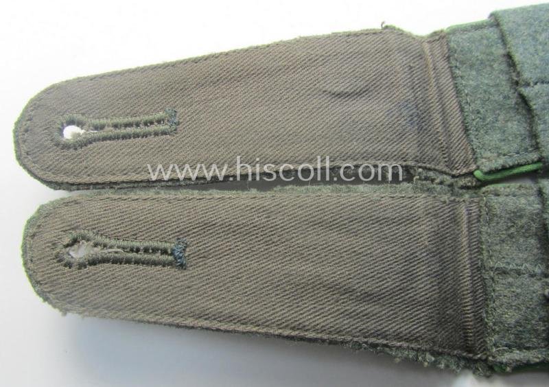 Pair of early- (ie. mid-) war-period (ie. 'M40 o. M43'-pattern), WH (Heeres) EM-type shoulderstraps as was intended for a: 'Soldat des Panzergrenadier-Regiments 15' and that comes with its period-attached 'Überschübe'-pair — image 5