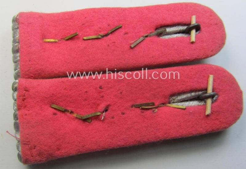 Pair of WH (Heeres) 'cyphered' officers'-type shoulderboards: 'Hauptmann eines Panzerjäger-Abts.' (having a rarely seen pair of smaller-sized 'P'-cyphers ie. 'Ziffern' period-attached) — image 3