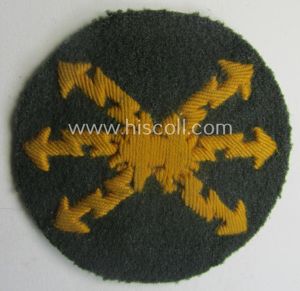 Clearly used- and/or tunic-removed, WH (Heeres) so-called: trade- and/or special-career …