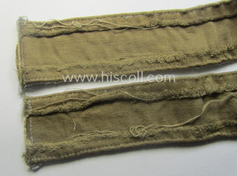 WH cuff-title (ie. 'Ärmelstreifen') entitled: 'Afrika' (being a totally non-shortened example that comes in an overall very nice- (ie. issued and clearly worn ie. once tunic-attached-), condition — image 6