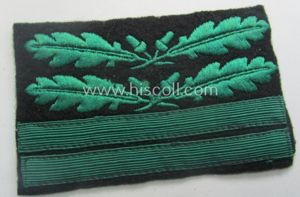 Single, officers'-pattern, WH (Heeres o. Waffen-SS) rank-insignia-bar (for usage on …