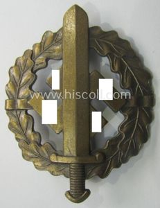 Early- (ie. pre-) war-period example of an: 'SA-Sportabzeichen in Bronze' …