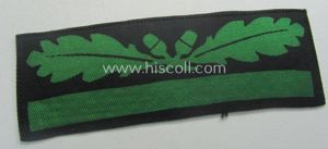 Single, officers'-pattern, WH (Heeres o. Waffen-SS) rank-insignia-bar (for usage on …