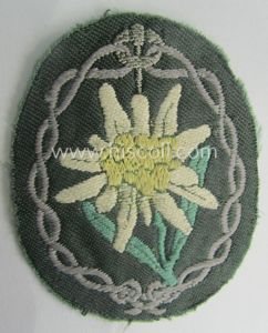 'Variant'- (ie. first-) pattern, WH (Heeres) 'Gebirgsjäger'- (ie. mountain-troopers-) related …