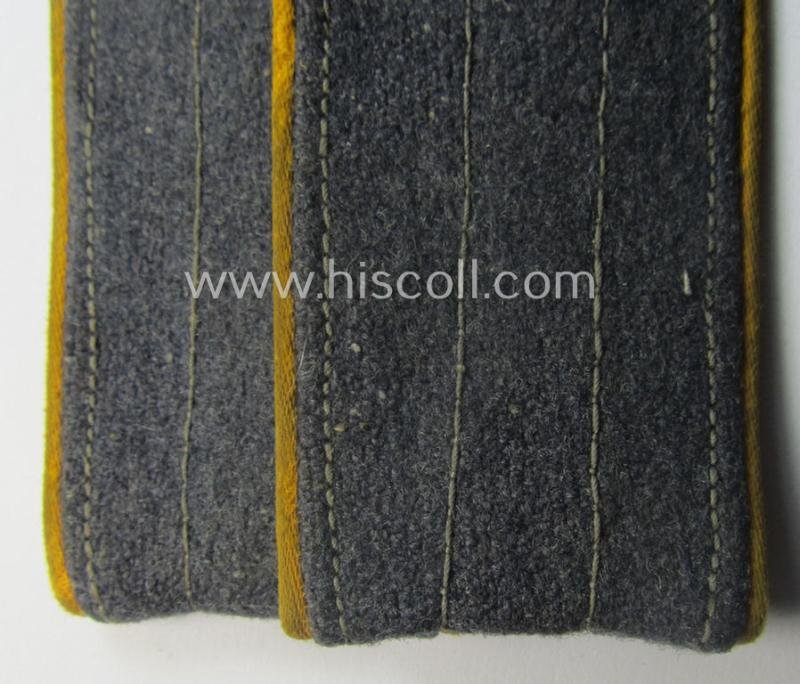 Pair of later-war-period, so-called: 'M44'-pattern, simplified WH (Luftwaffe) EM-type shoulderstraps as was intended for usage by a: 'Soldat der Flieger o. Fallschirm-Trpn.' — image 2