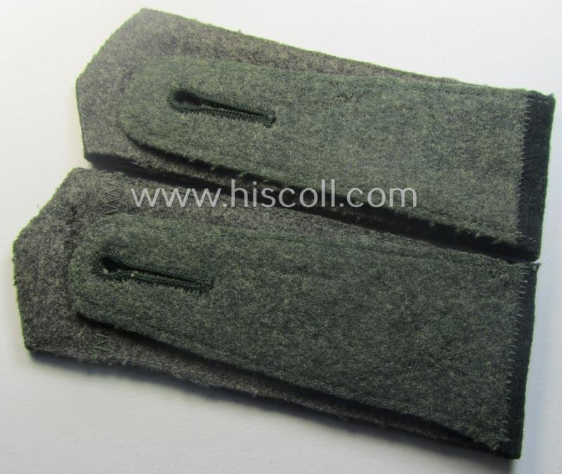Pair of WH (Heeres), early- (ie. pre-) war-period, 'M36- o. M40'-pattern (pointed-styled- and 'cyphered') so-called: EM-type shoulderstraps: 'Soldat des Infanterie-Rgts. 6' — image 3