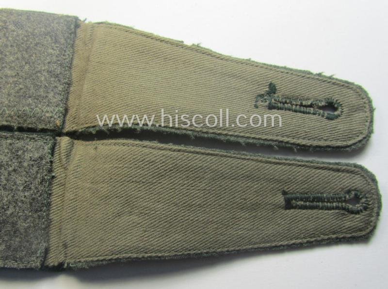 Pair of WH (Heeres), early- (ie. pre-) war-period, 'M36- o. M40'-pattern (pointed-styled- and 'cyphered') so-called: EM-type shoulderstraps: 'Soldat des Infanterie-Rgts. 6' — image 5