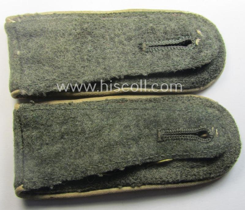 Pair of WH (Heeres) neatly 'cyphered', 'M40 o. M43'-pattern NCO-type shoulderstraps: 'Feldwebel des Infanterie-Rgts. 344' (part of the '223. Inf.Div.') — image 3