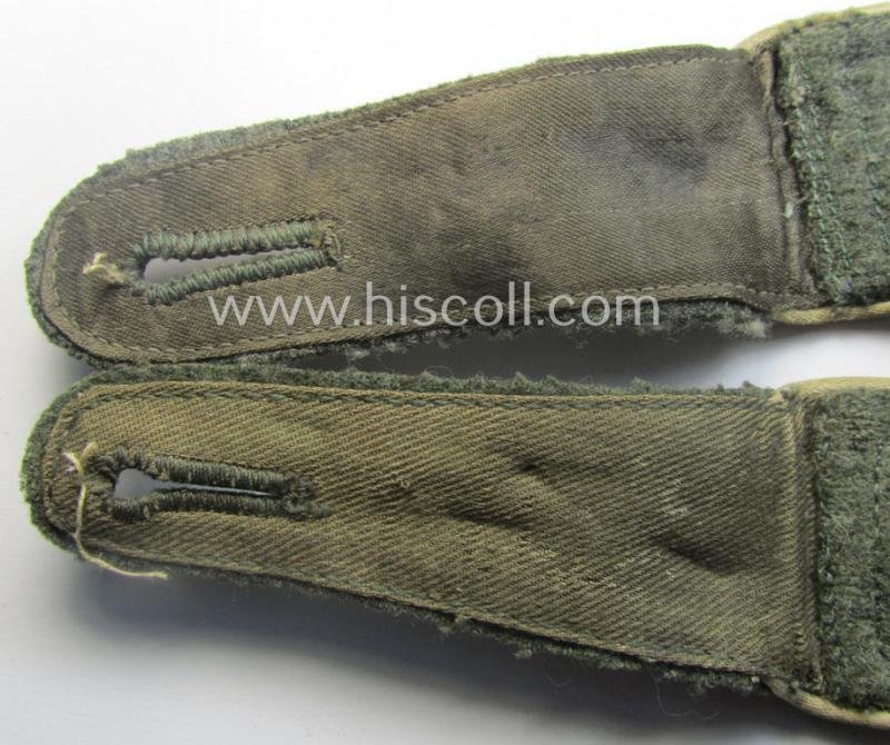 Pair of WH (Heeres) neatly 'cyphered', 'M40 o. M43'-pattern NCO-type shoulderstraps: 'Feldwebel des Infanterie-Rgts. 344' (part of the '223. Inf.Div.') — image 5