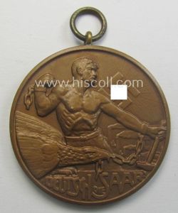 DP- (ie. 'Deutscher Post'-) related commemorative shooting-contest medal entitled: 'Deutscher …