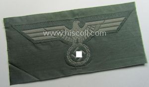 WH (Heeres) breast-eagle in 'BeVo'-weave-pattern