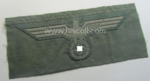 WH (Heeres) breast-eagle in 'BeVo'-weave-pattern