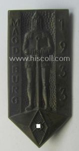 HJ- (ie. 'Hitlerjugend'-) related day-badge (ie. 'tinnie' or: 'Veranstaltungsabzeichen') as …