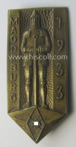 HJ- (ie. 'Hitlerjugend'-) related day-badge (ie. 'tinnie' or: 'Veranstaltungsabzeichen') as …