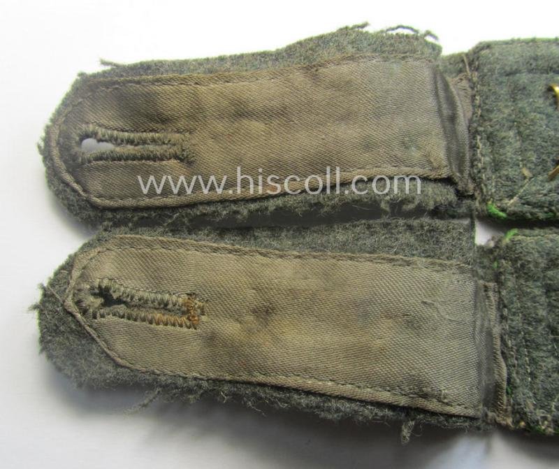 Pair of mid-war-period- (ie. 'M43'-pattern), WH (Heeres) NCO-type shoulderstraps: 'Stabsfeldwebel des Grenadier-Rgts. 104' (part of the 47. Infanterie-Div.') — image 5