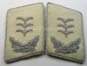 Rarely seen - and fully matching! - pair of hand-embroidered …