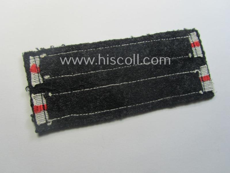 Moderately used - and actually not that easily found!! - DRK (ie. 'Deutsches Rotes Kreuz') loyal-service-arm-patch (ie. 'Auszeichnungsborte des DRK') as was specifically intended to signify 25-years of loyal-service (ie.: '25-jährige Dienstzeit') — image 3