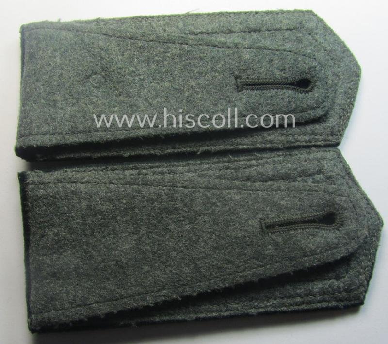 Pair of WH (Heeres) NCO-type (ie. 'M36- o. M40'-pattern- and/or 'pointed-styled'), neatly 'cyphered' shoulderstraps as was intended for usage by an: 'Oberfeldwebel des Infanterie-Rgts. 119' — image 3