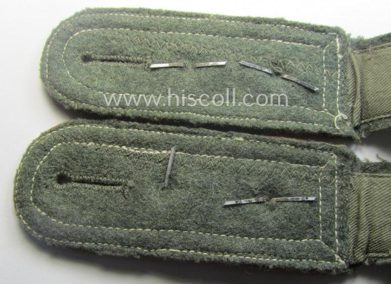 Pair of WH (Heeres) early- (ie. mid-) war-period- (ie. 'M41 o. M43'-pattern), NCO-type shoulderstraps: 'Oberfeldwebel der Kradschützenbtle. der Pz.Div. u. Inf.Div. (mot)' — image 4