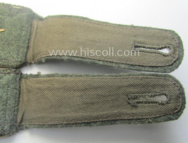 Pair of neatly 'cyphered', so-called: 'M41- (ie. M43-) pattern', WH (Heeres) NCO-type shoulderstraps as was specifically intended for a: 'Feldwebel des Maschinengewehr-Abtgs. 2' — image 5