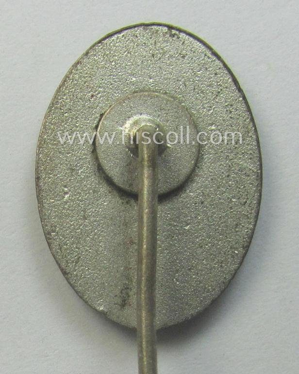 Neatly green-toned-enamelled - and actually fairly rarely encountered! - so-called: 'Ehrennadel in Gold des Deutsches Kartell für Jagd- und Sportschiessen' (o. 'KKS') — image 4