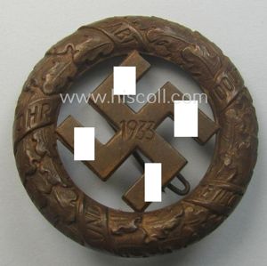 N.S.D.A.P.-related 'Tagungs- o. Veranstaltungsabzeichen' (also referred to as: 'Gau München'-honorary-badge) …