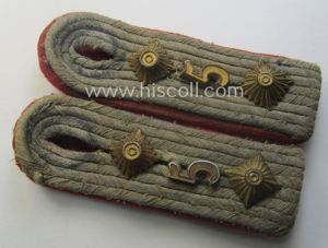 Truly used- and worn pair of WH (Heeres) 'cyphered', officers'-type …