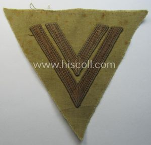 WH (Luftwaffe) tropical-styled, 'Armwinkel' (or: arm-chevron) as executed on typical …