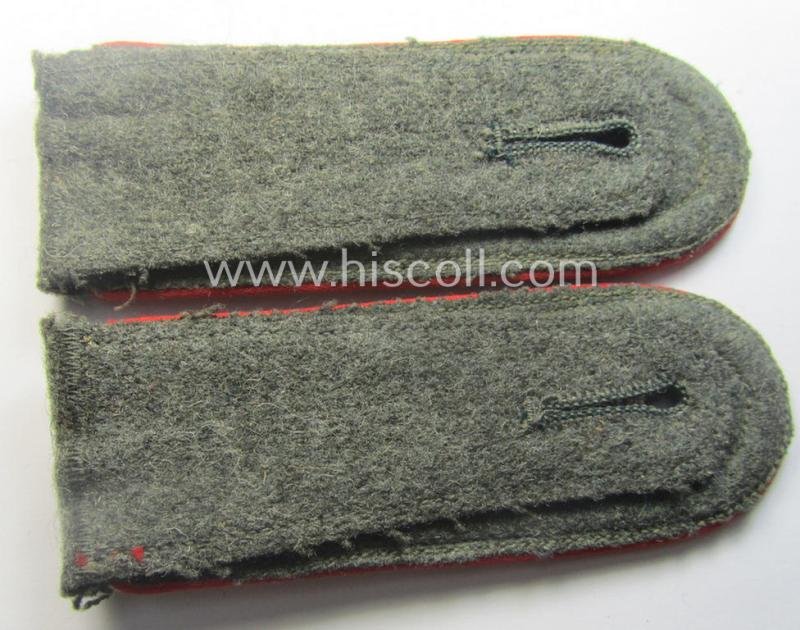 Pair of WH (Heeres) early- (ie. mid-) war period- (ie. 'M41'- ie. 'M43'-pattern) NCO-type shoulderstraps: 'Oberwachtmeister eines (Sturm)Art.-Abts. o. Rgts.' — image 3