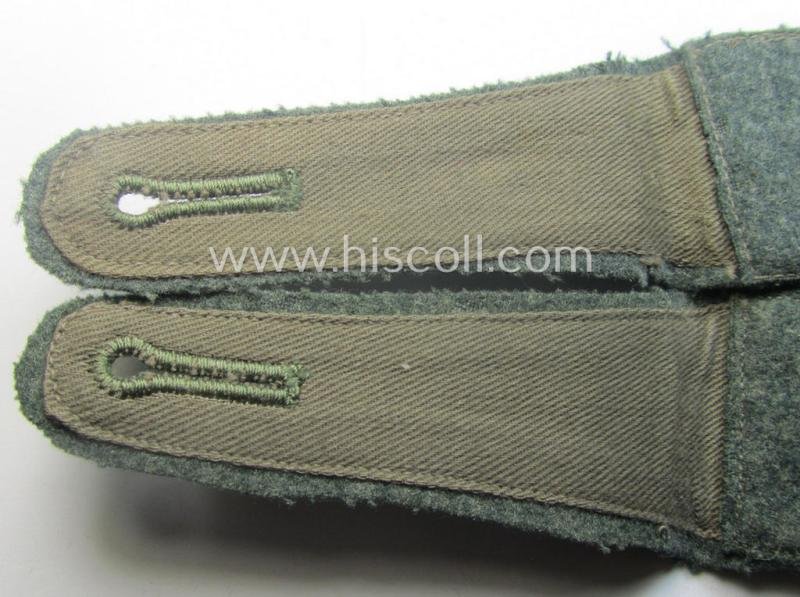 Pair of early-period- (ie. 'Reichswehr'-era- and/or 'pointed-styled'), WH (Heeres) 'cyphered' EM-type shoulderstraps: 'Soldat des Pionier-Rgts. 6' — image 5