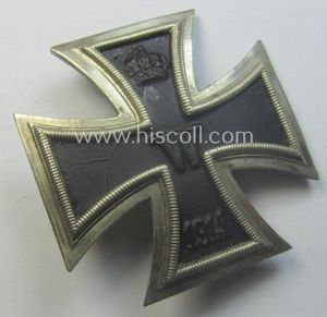 WWI-period, Iron Cross 1st class (or: 'Eisernes Kreuz 1. Klasse') …