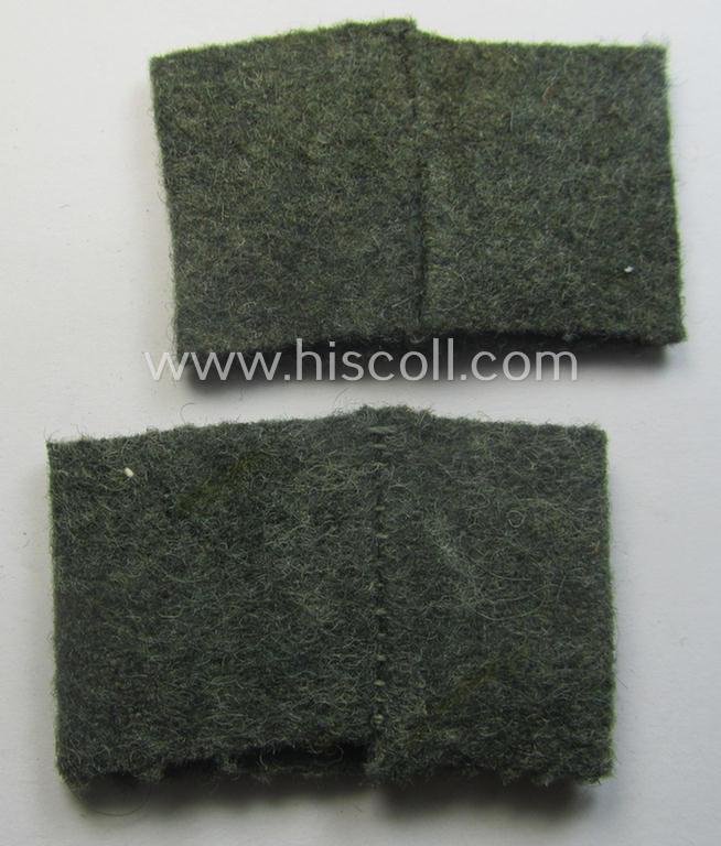 Pair of WH (Heeres) 'Nachrichten'-related, 'Schulterstück-Überschuben': 'Soldat des Nachrichten-Abtlgs. 33' — image 2