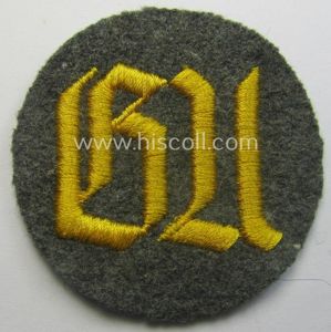 WH (Heeres) trade- and/or special-career arm-insignia (ie.: 'Laufbahn- o. Tätigkeitsabzeichen') …