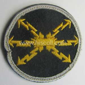 WH (Heeres) machine-embroidered, trade- and/or special-career insignia (ie. 'Tätigkeitsabzeichen') as …