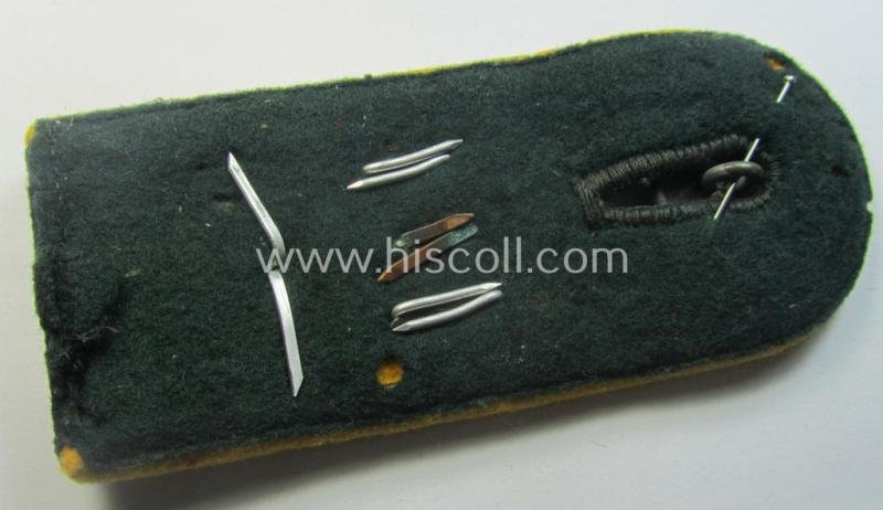 Single, WH (Heeres) NCO-type (ie. 'M40'-pattern- and 'rounded-styled') neatly 'cyphered' shoulderstrap as was intended for usage by a: 'Feldwebel des Reiter- o. Kavallerie-Rgts. 101' — image 3