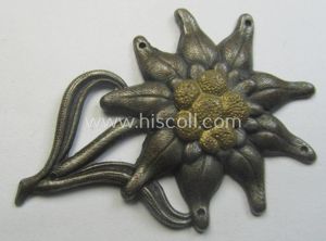 WH (Heeres) (darkened) silverish- (ie. golden-) coloured, zinc-based (and neatly …