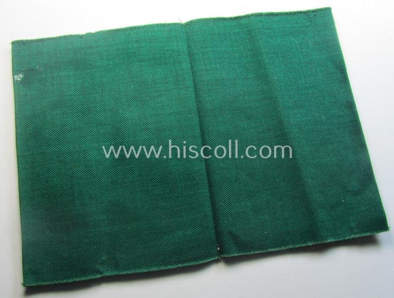 Minimally used - and most certainly rarely seen! - 'N.S.D.A.P.'- (ie. 'Luftschutz'-) related armband (ie. 'Armbinde') being of the 'entirely printed'-type showing a swastika and text: 'Luftschutz NSDAP' — image 3