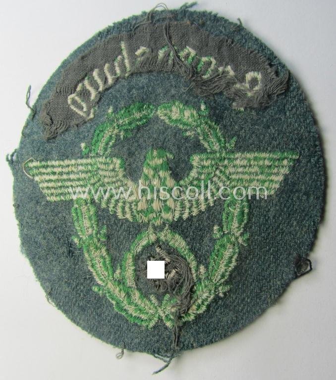 'Polizei o. Gendarmerie'-related arm-eagle (ie. 'Ärmeladler'): 'Gendarmerie Regensburg' — image 3