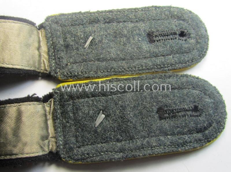 Waffen-SS NCO-type shoulderstraps: 'SS-Oberscharführer' who served within the: 'Waffen-SS Nachrichten-Trpn.' — image 4