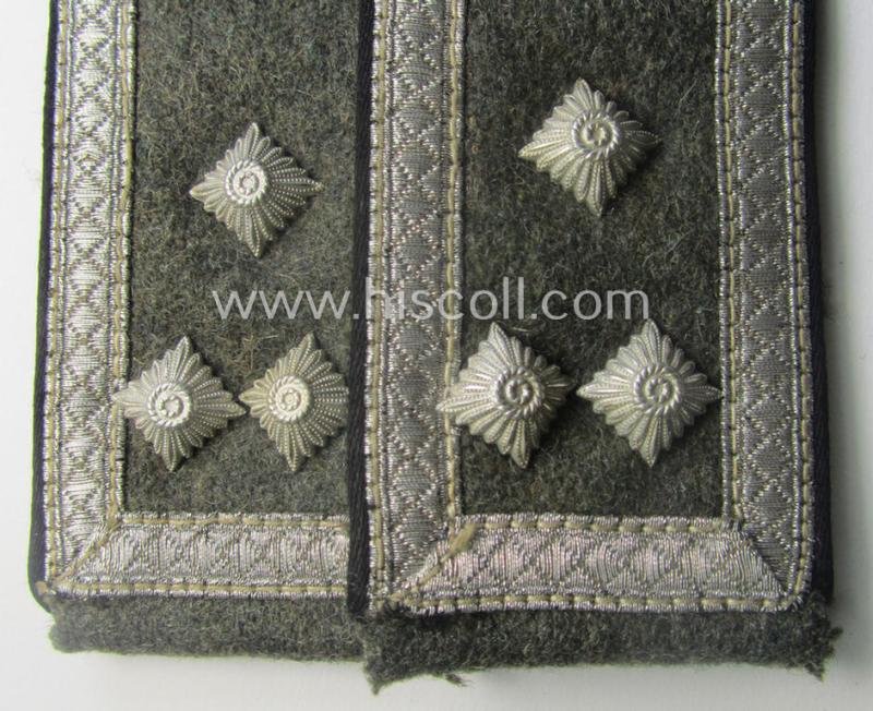 Pair of WH (Heeres) NCO-type shoulderstraps: 'Stabsfeldwebel o. Spiess einer Pionier-Abtlgs.' — image 2