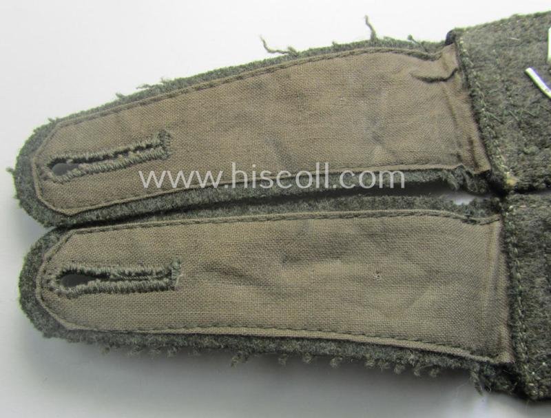 Pair of WH (Heeres) NCO-type shoulderstraps: 'Stabsfeldwebel o. Spiess einer Pionier-Abtlgs.' — image 5