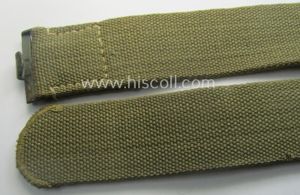 WH (Heeres ie. LW etc.) 'tropical-issue'- belt (ie. 'Koppelriemen') being …