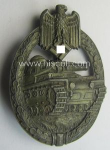 Superb - and hardly used! - 'Panzerkampfabzeichen in Bronze' being …
