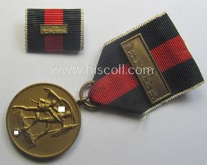 WH Czech-occupation- (ie. 'Anschluss'-) medal: '1. Oktober 1938' that comes …