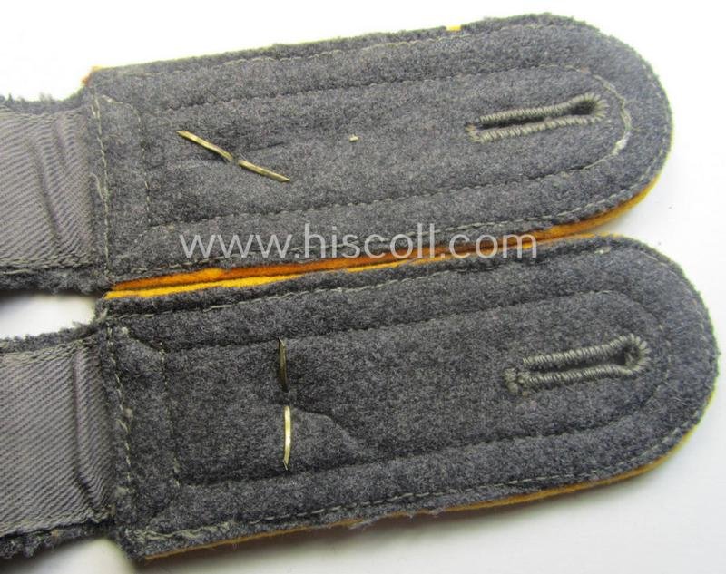 Pair of WH (Luftwaffe) NCO-type shoulderstraps: 'Feldwebel der Flg. o. FJ-Trpn.' — image 4