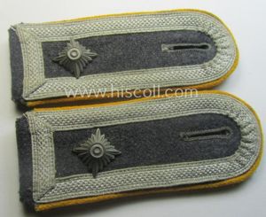 Pair of WH (Luftwaffe) NCO-type shoulderstraps: 'Feldwebel der Flg. o. …