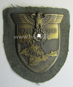 WH (Heeres ie. Waffen-SS) 'Krim'-campaign-shield (as was produced by the …