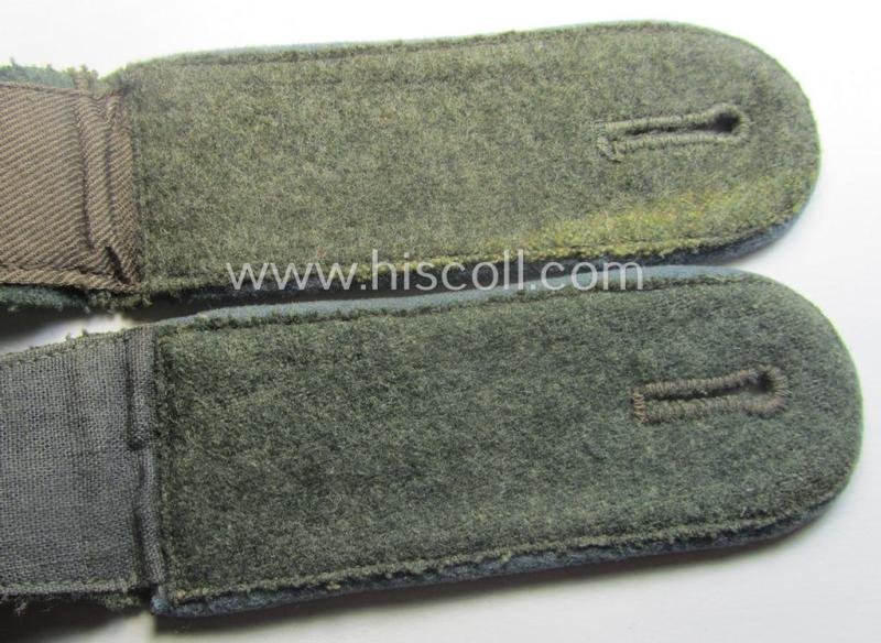 Truly used - albeit slightly mis-matched - pair of WH (Heeres) so-called: 'M40 o. M43'-pattern, EM-type shoulderstraps: 'Soldat der Nachschub-Trpn.' — image 4